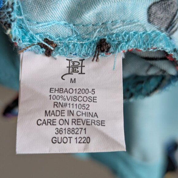 ED HARDY Oni Mask Devil Face Camp Shirt Button Down Short Sleeve Shirt - Picture 10 of 10